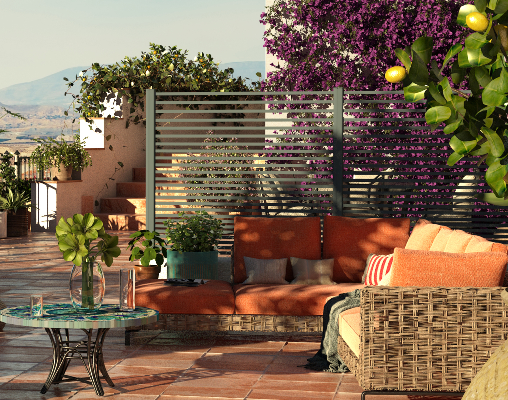 Valla calada de aluminio Bili-kloarec - Kostum